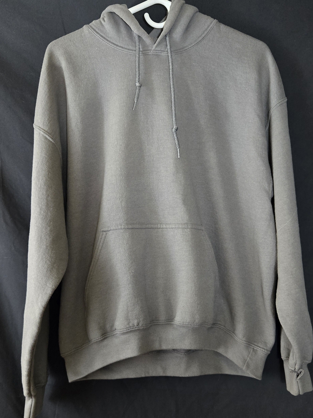 Gildan Olive Gray Pullover Hoodie #612